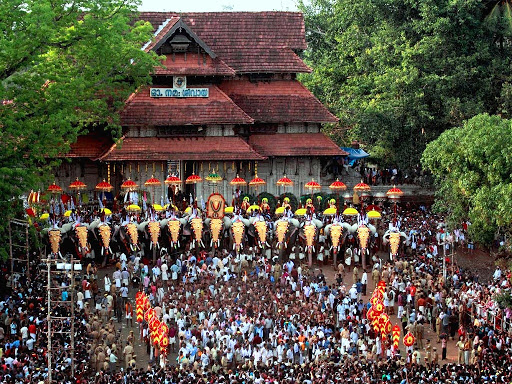 Thrissur Pooram in Thrissur